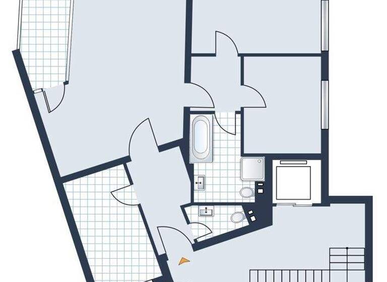 Wohnung zur Miete 610 € 3 Zimmer 79,4 m² 3. Geschoss frei ab 01.05.2026 Brackwede Bielefeld 33647