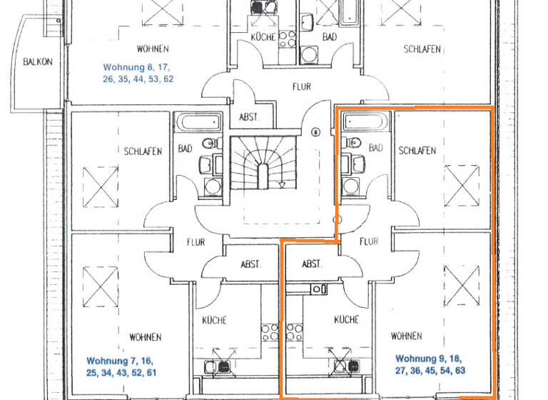 Wohnung zum Kauf 79.500 € 2 Zimmer 51,7 m² 3. Geschoss Köthen 06366