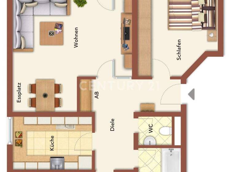 Wohnung zum Kauf 247.000 € 3 Zimmer 83 m² 2. Geschoss Linden Bochum - Linden 44879