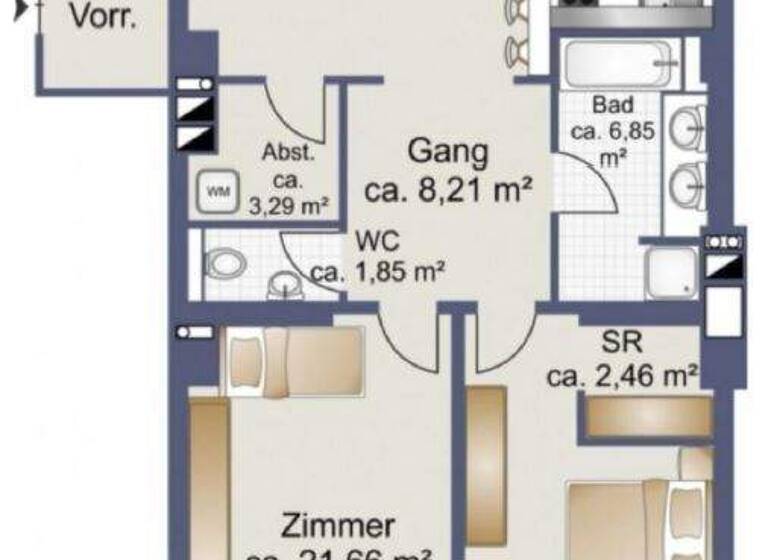 Wohnung zum Kauf 1.200.000 € 3 Zimmer 98 m² 2. Geschoss Wien 1010