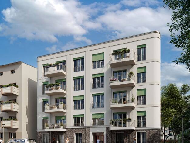 Wohnung zum Kauf - Erstbezug 527.643 € 3 Zimmer 76,5 m² 2. Geschoss Schneeglöckchenstraße 18A Prenzlauer Berg Berlin 10407