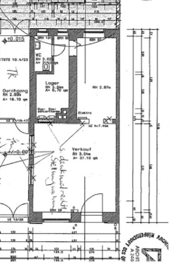 Laden zur Miete 41,39 € 45,9 m²<br/>Verkaufsfläche Nördliche Innenstadt Potsdam 14467