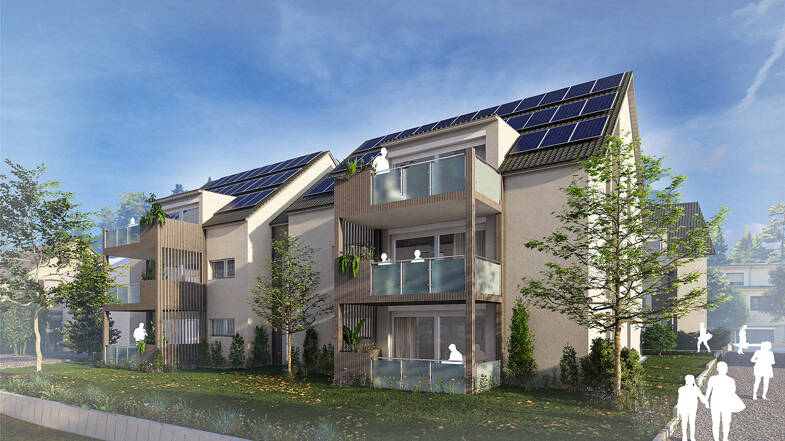 Wohnung zum Kauf - Neubau provisionsfrei 397.500 € 3 Zimmer 76,4 m² Dachgeschoss, 3. Geschoss frei ab 31.05.2026 Elgersweier Offenburg 77656