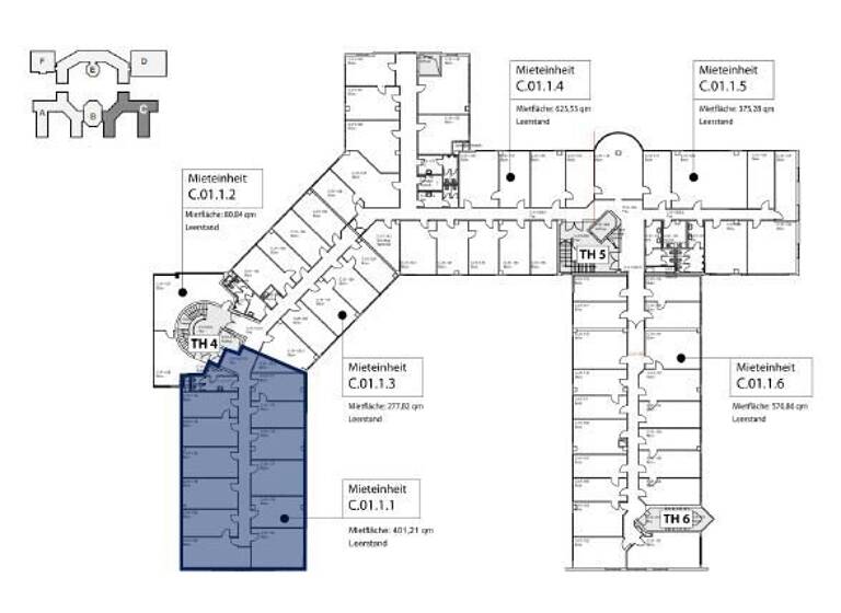 Bürofläche zur Miete provisionsfrei 15,50 € 401 m² Bürofläche teilbar ab 265 m² Unterhaching 82008