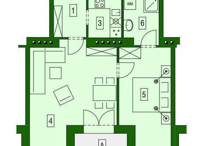 Wohnung zur Miete - Erstbezug 1.090 € 2 Zimmer 56,5 m² Wien,Ottakring 1160