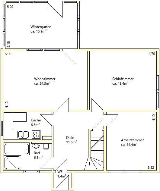 Einfamilienhaus zum Kauf 185.000 € 5 Zimmer 152 m²<br/>Wohnfläche 671 m²<br/>Grundstück Löbnitz-Bennewitz Groitzsch 04539