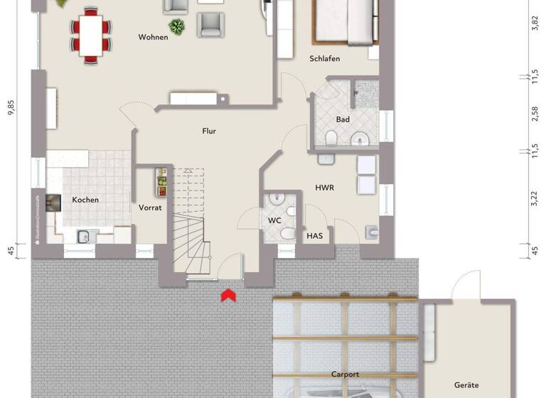 Einfamilienhaus zum Kauf 5 Zimmer 240 m² 657 m² Grundstück Sillenstede Schortens 26419