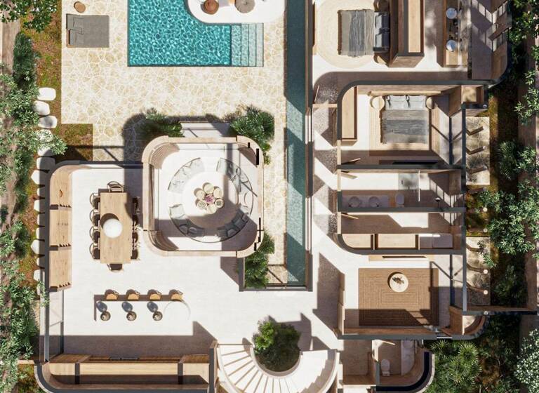 Einfamilienhaus zum Kauf 1.135.708 € 6 Zimmer 354 m² 600 m² Grundstück La Veleta Quintana Roo ,  Tulum