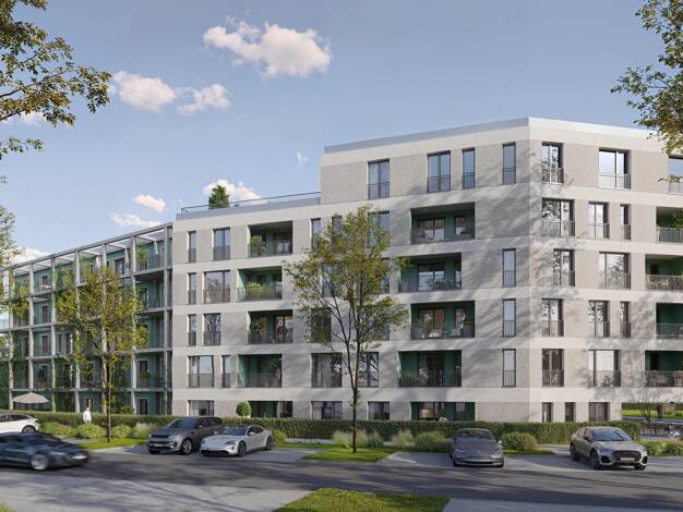 Wohnung zum Kauf - Erstbezug provisionsfrei 481.455 € 3 Zimmer 82,3 m² Ludwigsfeld Neu-Ulm 89231
