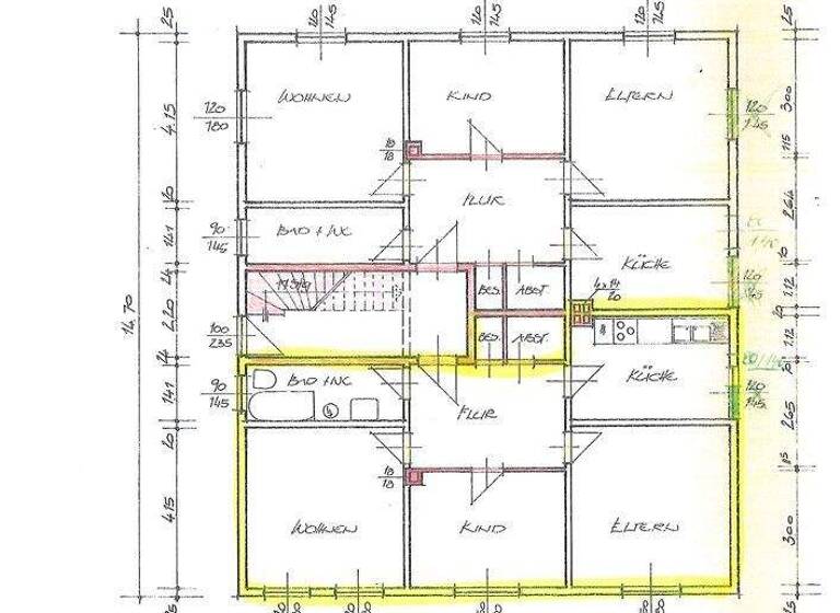 Wohnung zur Miete 509 € 3 Zimmer 78,2 m² EG frei ab sofort Hamelner Str. 34 Kemnade Bodenwerder 37619