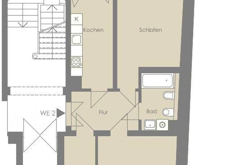 Wohnung zum Kauf 325.000 € 3 Zimmer 71,6 m²<br/>Wohnfläche EG<br/>Geschoss Südvorstadt Leipzig 04275