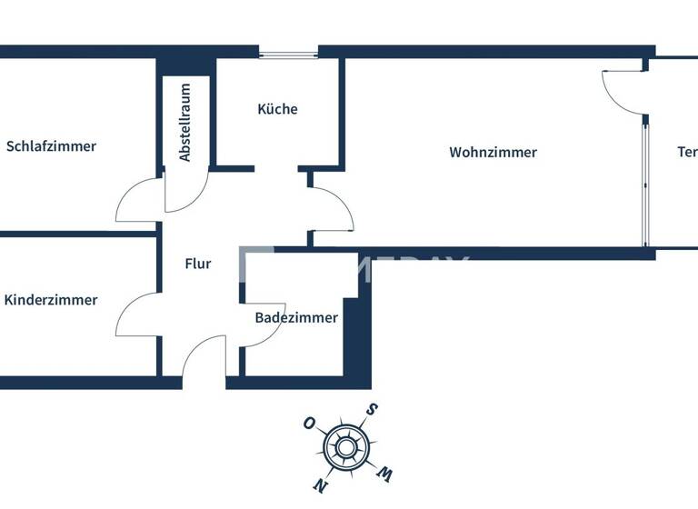 Wohnung zum Kauf 190.000 € 3 Zimmer 61,7 m² EG Dillingen Dillingen a.d. Donau 89407