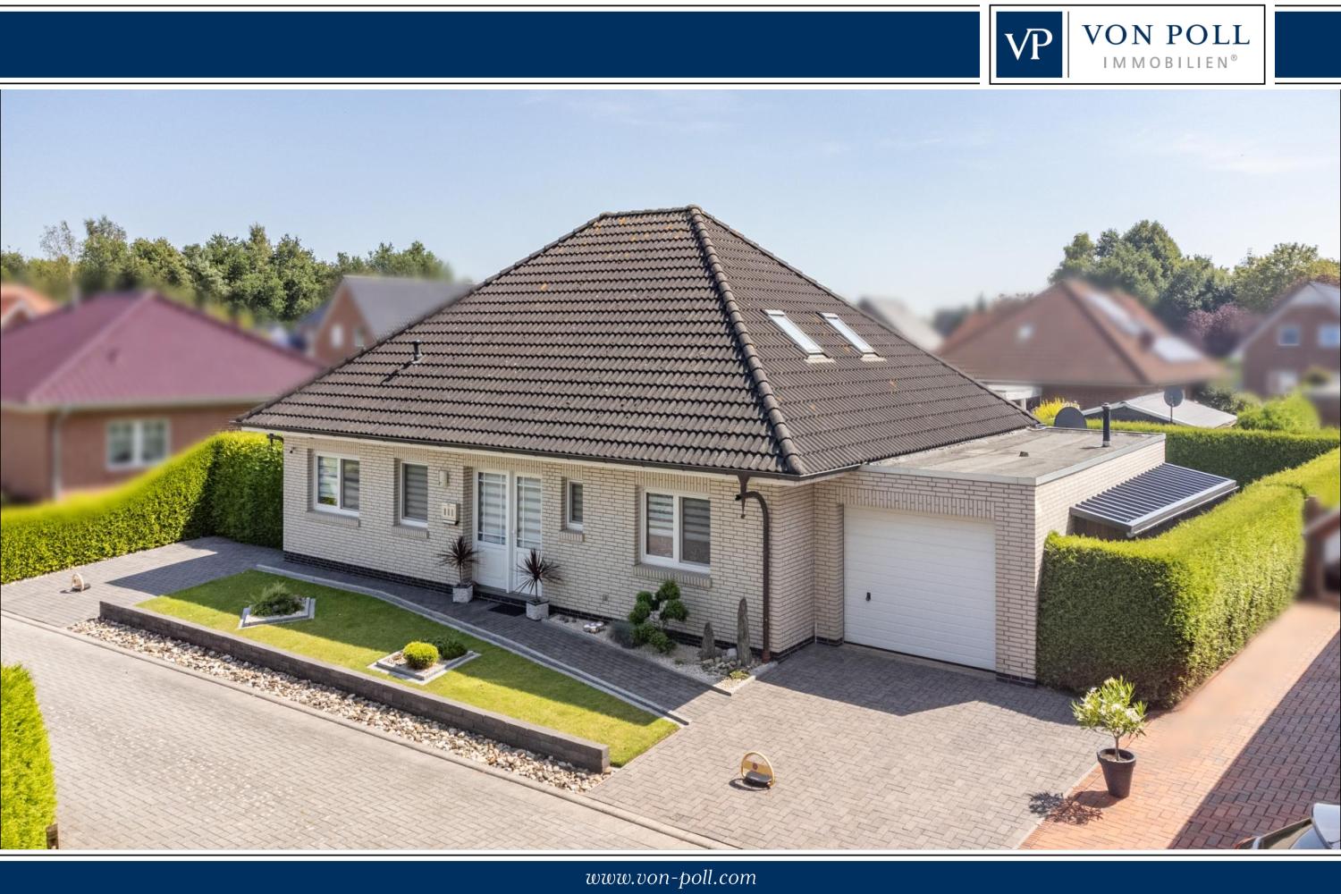 Bungalow zum Kauf 339.900 € 6 Zimmer 106 m²<br/>Wohnfläche 553 m²<br/>Grundstück Hatshausen Moormerland / Hatshausen 26802