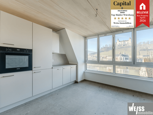 Maisonette zur Miete - Erstbezug 2.800 € 3 Zimmer 122 m² 4. Geschoss Wirsbergstraße 10 Altstadt Würzburg 97070