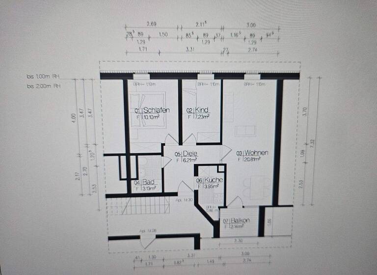 Wohnung zum Kauf 210.000 € 2,5 Zimmer 53,6 m² Wilhelmsruh Berlin 13158
