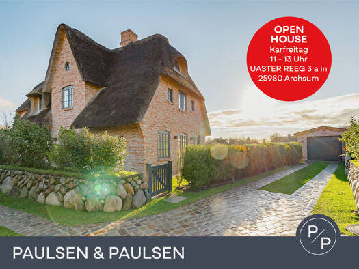 Doppelhaushälfte zum Kauf 3.850.000 € 7 Zimmer 194 m² 2.000 m² Grundstück Archsum Sylt 25980