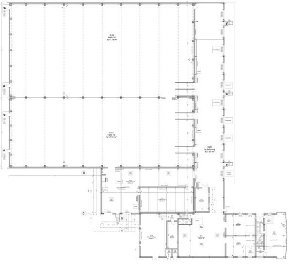 Lagerhalle zur Miete 5.439 m²<br/>Lagerfläche Stadt Ansbach 91522