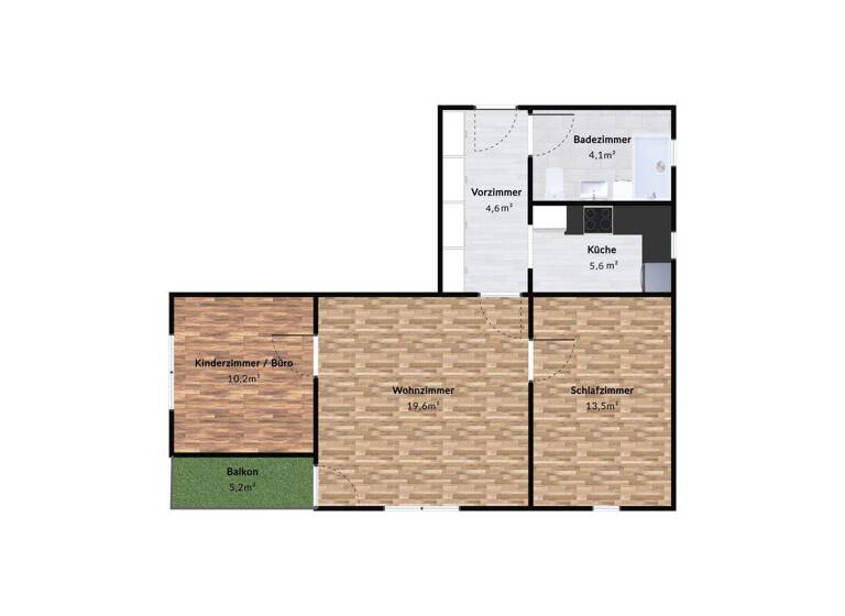 Wohnung zum Kauf 135.000 € 3 Zimmer 59 m² 3. Geschoss Auersthal 2214