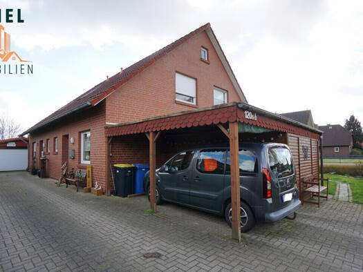 Doppelhaushälfte zum Kauf als Kapitalanlage geeignet 239.000 € 4 Zimmer 117 m² 271 m² Grundstück Moordorf Südbrookmerland 26624