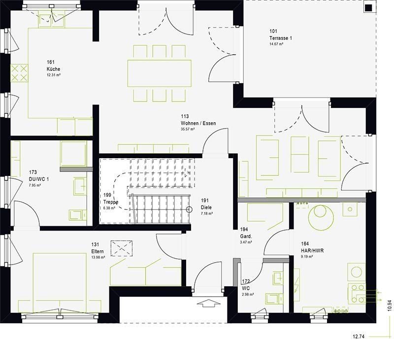 Einfamilienhaus zum Kauf 575.590 € 4 Zimmer 175 m²<br/>Wohnfläche 610 m²<br/>Grundstück Beurig Palzem 54439