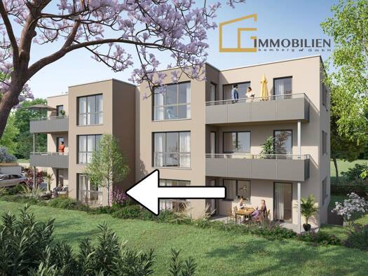 Wohnung zum Kauf - Erstbezug provisionsfrei 545.000 € 5,5 Zimmer 106,2 m² Hallstadt Hallstadt 96103