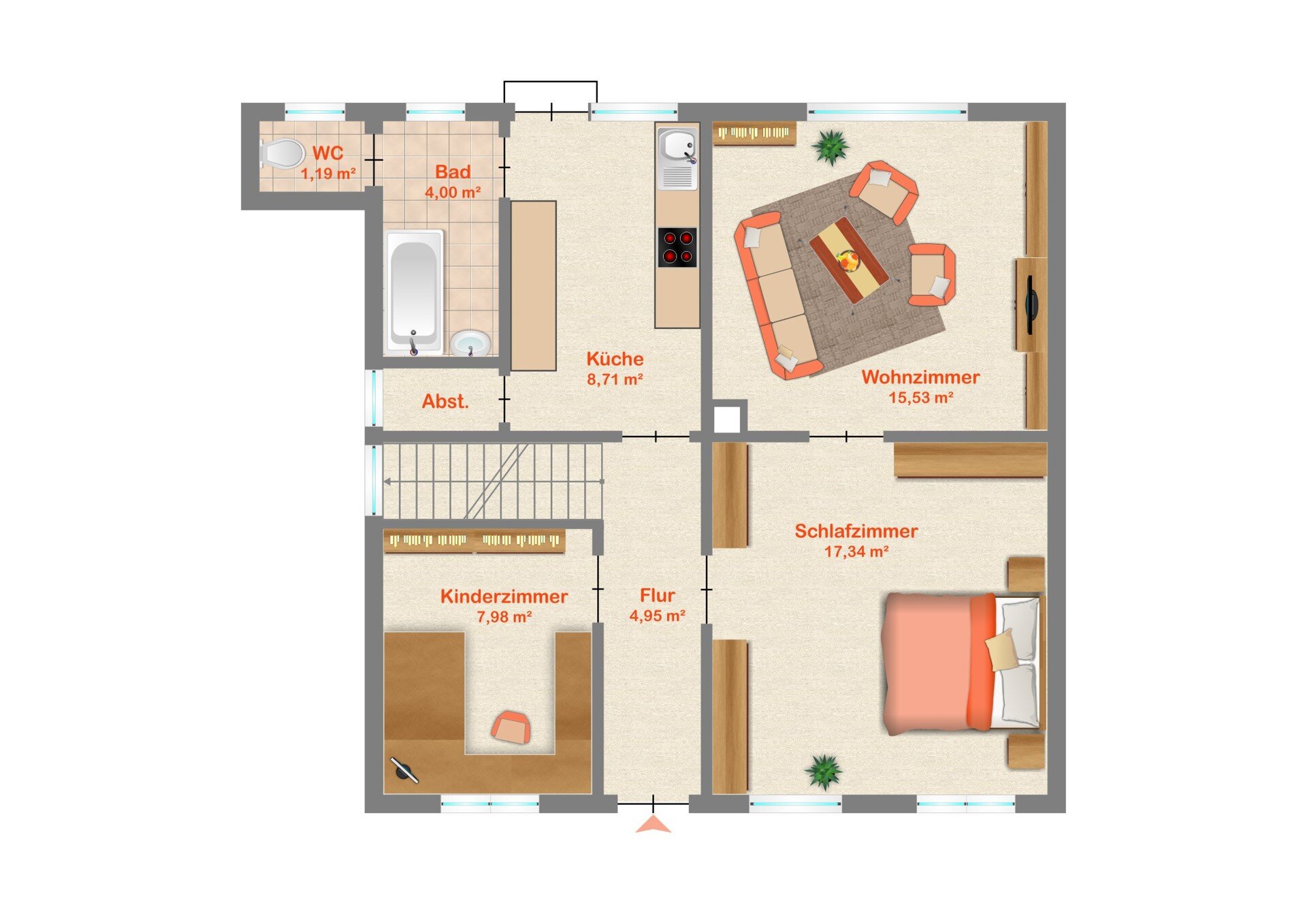 Doppelhaushälfte zum Kauf 480.000 € 5 Zimmer 111 m²<br/>Wohnfläche 491 m²<br/>Grundstück Sulzgries Esslingen am Neckar / Sulzgries 73733