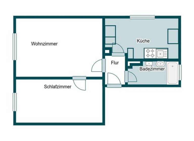 Wohnung zum Kauf 160.000 € 2 Zimmer 56 m² 1. Geschoss Rot Stuttgart 70437