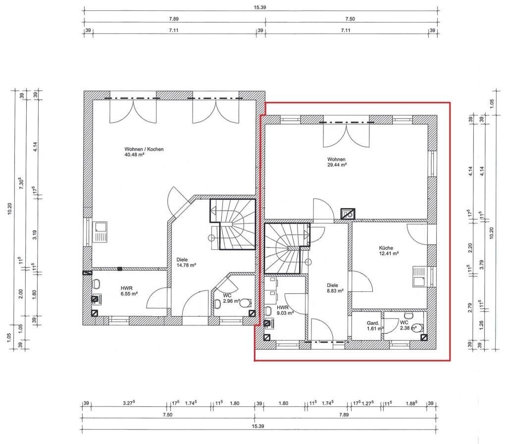 Doppelhaushälfte zum Kauf provisionsfrei 419.000 € 4 Zimmer 124 m²<br/>Wohnfläche 258 m²<br/>Grundstück Wahlbezirk 15 Elmshorn 25337