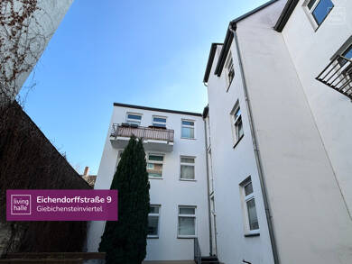 Wohnung zur Miete 420 € 1 Zimmer 43,5 m² 1. Geschoss Eichendorffstraße 9 Giebichenstein Halle 06114