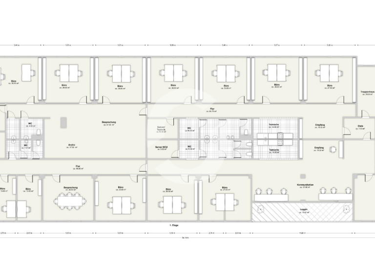 Büro zur Miete - Erstbezug provisionsfrei 9,70 € 1.733 m² Bürofläche teilbar ab 375 m² Darmsheim Sindelfingen 71069