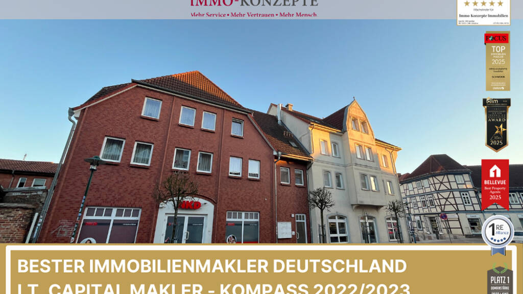 Wohnung zur Miete 400 € 2 Zimmer 47 m² Hagenow 19230