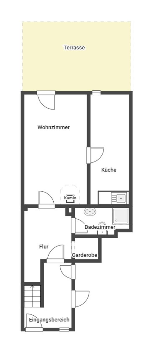 Immobilie zum Kauf als Kapitalanlage geeignet 115.000 € 2 Zimmer 40 m²<br/>Fläche Kapelle Gingst 18569