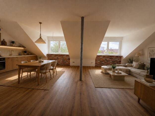 Penthouse zum Kauf provisionsfrei 363.000 € 3 Zimmer 69,5 m² 2. Geschoss Möhrendorf Möhrendorf 91096