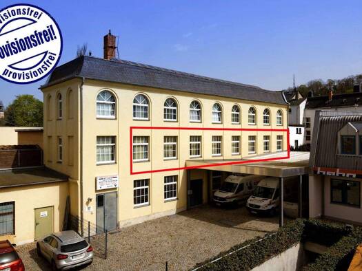 Büro zur Miete 558 € 3 Zimmer Carolinenstraße 40 Greiz Greiz 07973