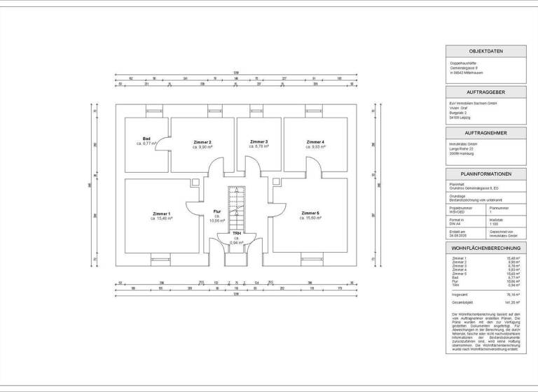 Doppelhaushälfte zum Kauf 22.000 € 6 Zimmer 141 m² 563 m² Grundstück Mittelhausen Allstedt OT Mittelhausen 06542