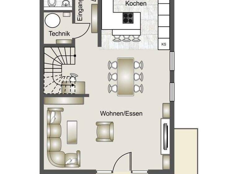 Doppelhaushälfte zum Kauf 690.000 € 4,5 Zimmer 120 m² 285 m² Grundstück Rheinbadstraße 1 Schwörstadt 79739