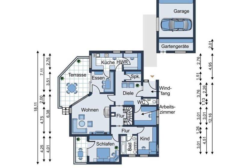 Einfamilienhaus zum Kauf 579.000 € 8,5 Zimmer 258 m² 1.216 m² Grundstück Wassertrüdingen 91717