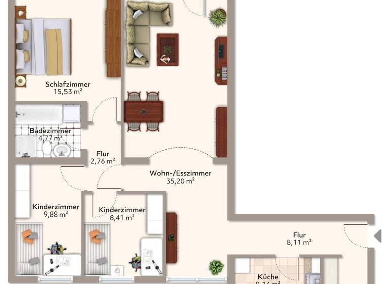 Wohnung zum Kauf 116.900 € 4 Zimmer 103 m² Otto-Hahn-Straße 6 Zieverich Bergheim 50126