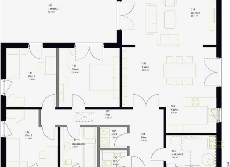 Bungalow zum Kauf 350.200 € 4 Zimmer 167,9 m² 950 m² Grundstück Beuren 56825