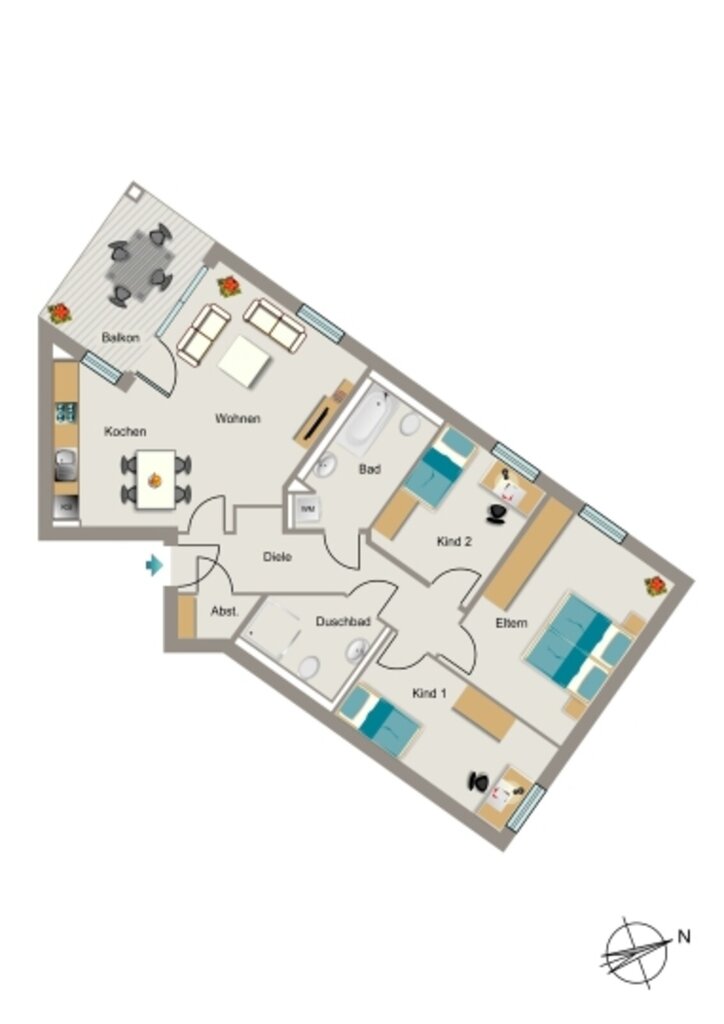 Wohnung zur Miete 1.339 € 4,5 Zimmer 103 m²<br/>Wohnfläche 2.<br/>Geschoss 01.04.2025<br/>Verfügbarkeit Eupenstraße 72 Heisingen Essen 45259