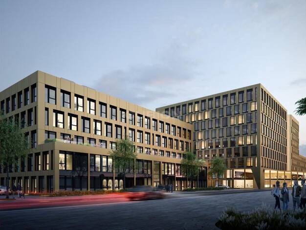 Büro-/Praxisfläche zur Miete provisionsfrei 1.010 m² Bürofläche teilbar ab 1.010 m² Konrad-Adenauer-Platz 1 Gleisdreieck Bochum 44787