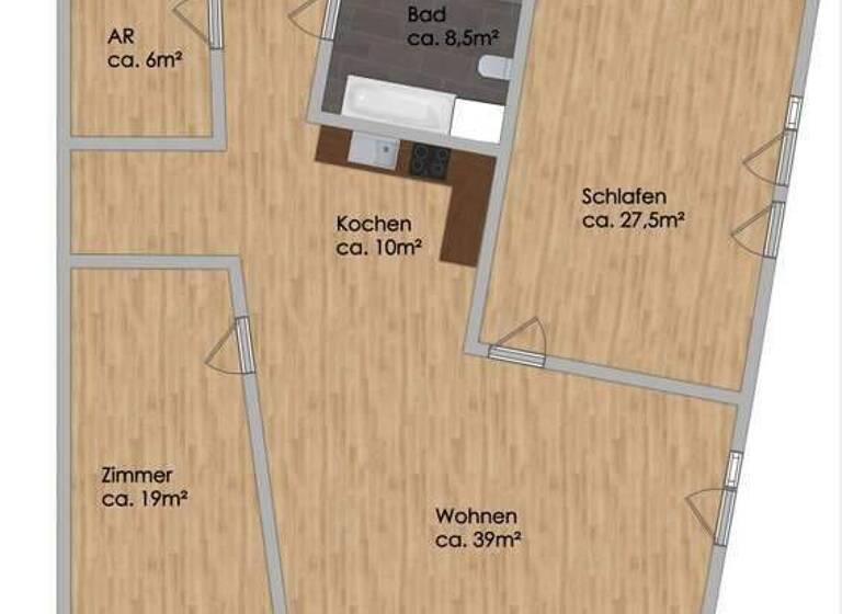 Wohnung zum Kauf 395.000 € 3 Zimmer 131,8 m² EG Fredenbeck 21717