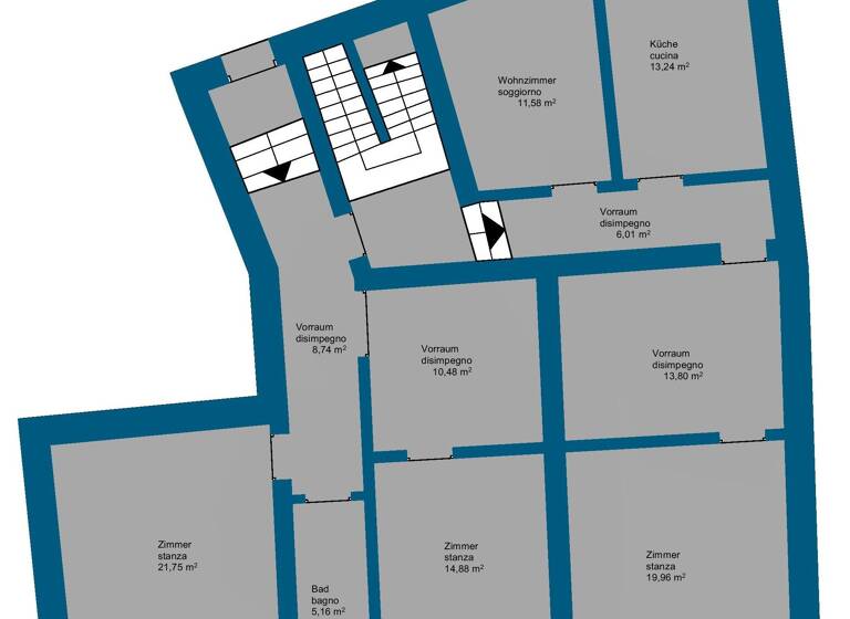 Wohnung zum Kauf 320.000 € 4 Zimmer 185 m² frei ab sofort Volterra