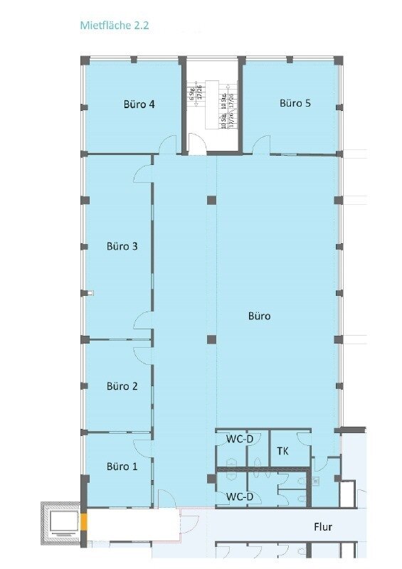 Bürofläche zur Miete 8,50 € 346,2 m²<br/>Bürofläche Kesselsdorf Wilsdruff 01723