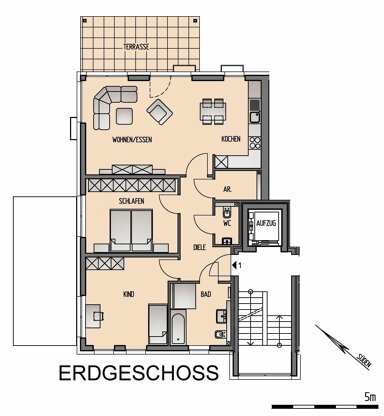 Wohnung zum Kauf provisionsfrei 411.000 € 3 Zimmer 95 m² Brasberg Wetter 58300