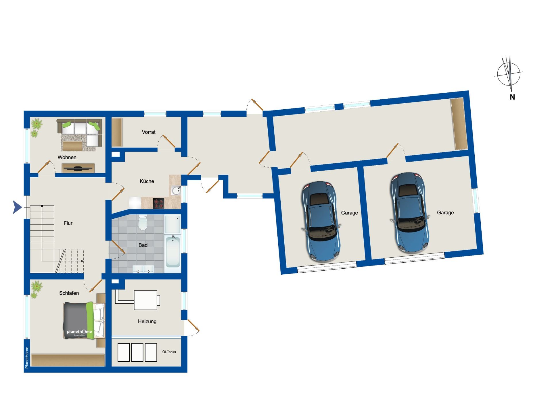 Einfamilienhaus zum Kauf 109.000 € 6 Zimmer 180 m²<br/>Wohnfläche 800 m²<br/>Grundstück Bornum am Harz Bockenem 31167