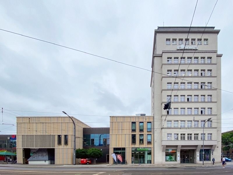 Büro-/Praxisfläche zur Miete 12,50 € 1.093,4 m²<br/>Bürofläche ab 306,8 m²<br/>Teilbarkeit Äußere Neustadt (Schönbrunnstr.) Dresden 01097