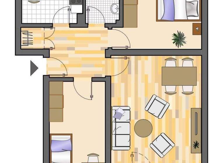 Wohnung zur Miete 549 € 3 Zimmer 66,8 m² 1. Geschoss frei ab 09.03.2026 Charlottenburger Straße 5 Hochlarmark Recklinghausen 45661