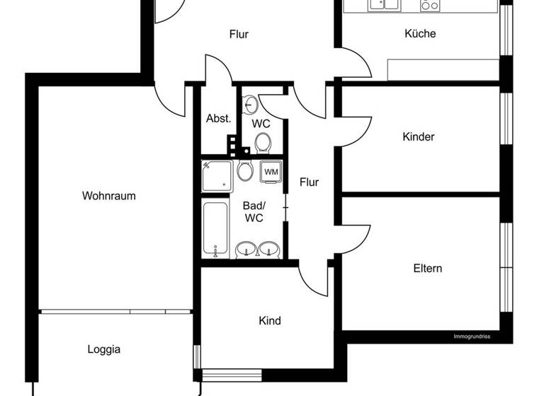 Wohnung zum Kauf 169.000 € 4 Zimmer 104,5 m² 3. Geschoss Bürgerfelde Oldenburg 26121