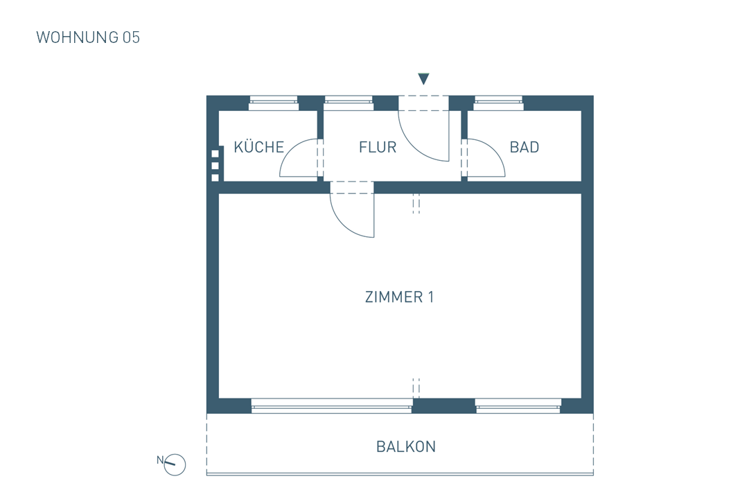 Wohnung zum Kauf provisionsfrei 430.000 € 1 Zimmer 42 m²<br/>Wohnfläche 1.<br/>Geschoss ab sofort<br/>Verfügbarkeit Herbert-Weichmann-Straße 2 Uhlenhorst Hamburg 22085